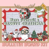 groovy Christmas bulletin board kit