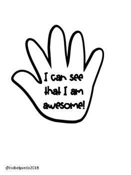 Preview of growth mindset high five affirmations