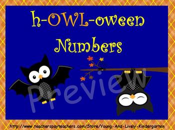 Preview of h-OWL-oween Numbers for ActivBoard