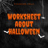 halloween activities at work, worksheets about halloween