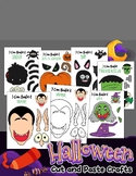 halloween cut and paste masks