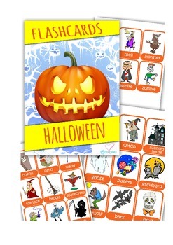 Preview of halloween flashcards