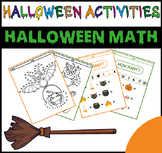 halloween math: how many & dot to dot - Halloween activiti