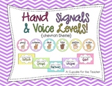 Hand Signals & Voice Levels! {Chevron Theme}