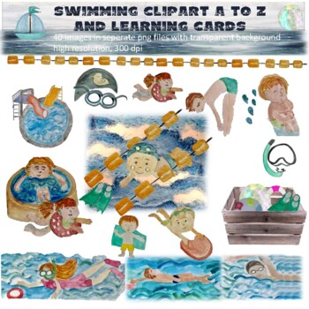 swimming class clipart