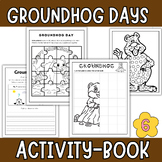 Happy Groundhog Day Coloring Activity - Kindergarten Febru