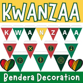 happy Kwanzaa Bendera Decoration Craft - 7 Principles of K