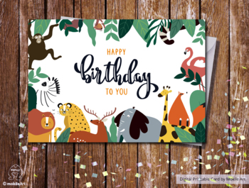 Preview of happy birthday card printable,Printable Happy Birthday Card Download, Birthday