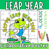 happy leap year 2024 collaborative coloring posters Art Pr