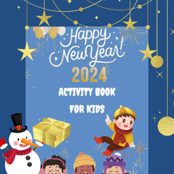 Preview of happy new year activity pages for kids
