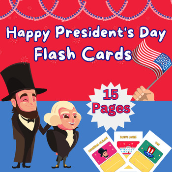 Preview of Happy President’s Day Flash Cards