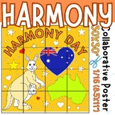 harmony day Australia Coloring Collaborative Posters Proje