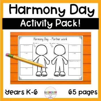 Preview of harmony-day-worksheets
