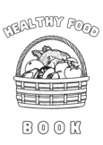 healthy food book for preschool - fruits and vegetables worksheets