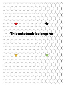 Preview of hexagonal graph paper notebook hexagon: Organic Chemistry &  Biochemistry