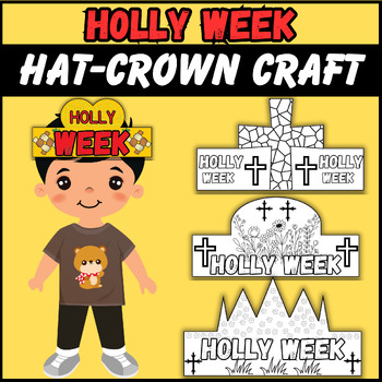 Preview of holly week Hat & Crown Crafts - Headband Craft | hollyweek craft