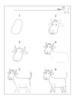 step by step drawing animals for beginners