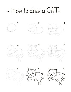 how to draw easy cartoon animals step by step