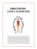human anatomy learn and coloring book
