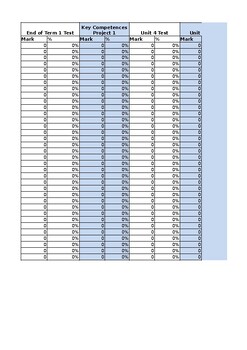 i-Grade Book - Excel Worksheets by Ingles Online | TPT