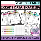 i-Ready Data Tracking and Goal Sheet for MATH and READING