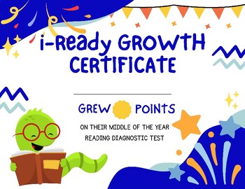 Preview of iReady Growth Certificate