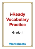 i-Ready Vocabulary Grade 1 worksheets