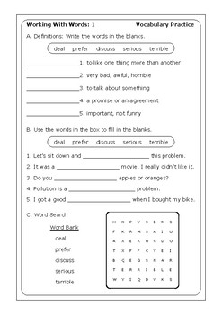 i ready vocabulary grade 2 worksheets by peter d tpt