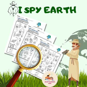 Preview of i spy earth day math activity