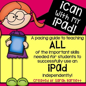 Preview of iCan with my iPad - A Pacing Guide to Teaching iPad Skills