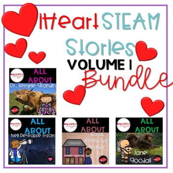 Preview of iHeartSTEAM Hero Stories:  Project Based Learning Bundle (Distance Learning)
