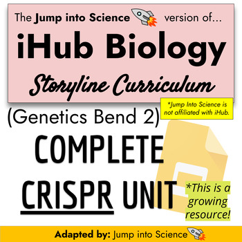 Preview of iHub Biology NGSS COMPLETE CRISPR Unit - Growing Bundle