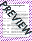 iPad Activities for Early Finishers