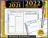 iPad Air Mini Digital Planner Goodnotes 2021 2022 Download