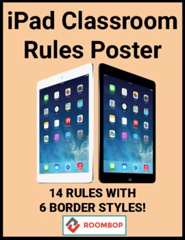 Preview of iPad Classroom Rules Posters