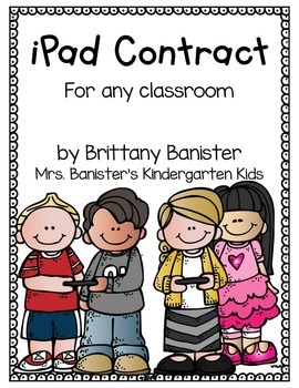 Preview of iPad Contract for Students and Parents