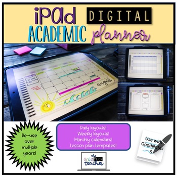 Preview of iPad Digital Academic Planner