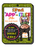 iPad ELA Task Cards for the App Doodle Buddy (NO PREP) 150