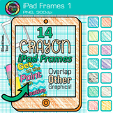 iPad Frame Clipart Images: 15 Page Borders & Frames Clip A