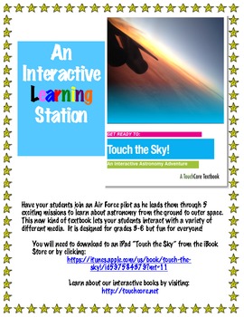 Preview of iPad Learning Station - Touch the Sky! An Astronomy Adenture