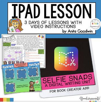 Preview of iPad Lessons| Selfie Snaps