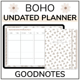 iPad Planner | Undated Goodnotes Planner | Digital Teacher