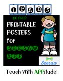 iPad Printable Posters for Comment Guidelines in SEESAW App
