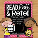 iPad QR Reading Response Dice Game for Centers - Read, Rol