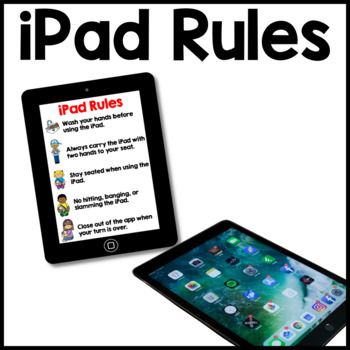Preview of iPad Rules Technology Use Posters