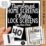 iPad Wallpaper Rules & Numbered Backgrounds:  Rustic Shipl