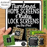 iPad Wallpaper Rules and Numbered Backgrounds:  Animal Print