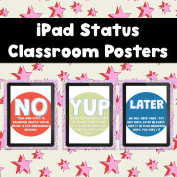 Preview of iPad Status Posters