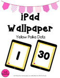 iPad Wallpaper Background: Yellow Polka Dot