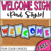 iPad Welcome Banner or Bunting - Free!